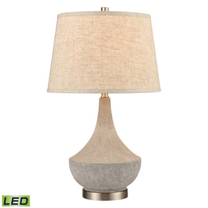 Wendover 25'' High 1-Light Table Lamp - Polished Concrete - Includes LED Bulb 77196-LED Elk Home