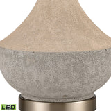 Wendover 25'' High 1-Light Table Lamp - Polished Concrete - Includes LED Bulb 77196-LED Elk Home