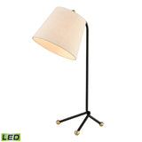 Pine Plains 25'' High 1-Light Table Lamp - Black - Includes LED Bulb 77205-LED Elk Home