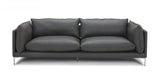 VIG Furniture Divani Casa Harvest - Modern Grey Full Leather Sofa Set VGKKKF2627-L2925-SET