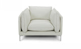 VIG Furniture Divani Casa Harvest - Modern White Full Leather Sofa Set VGKKKF2627-L2927-SET