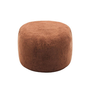 HomeRoots 46 Inch Oversized Upholstered Bean Bag Chair Cozy Lounge Seat for Living Room or Playroom Brown 772402