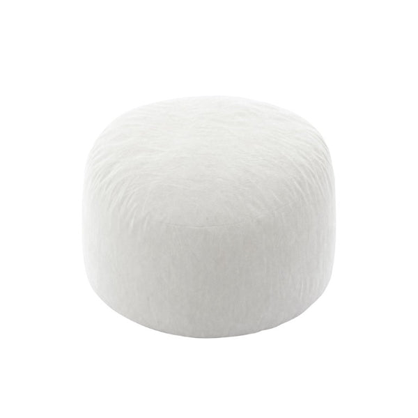 46 Inch Oversized Upholstered Bean Bag Chair Cozy Lounge Seat for Living Room or Playroom