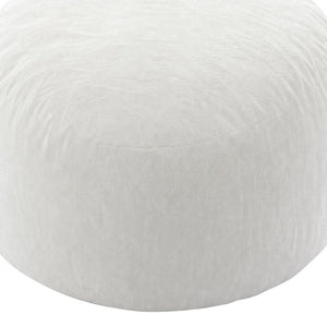 46 Inch Oversized Upholstered Bean Bag Chair Cozy Lounge Seat for Living Room or Playroom