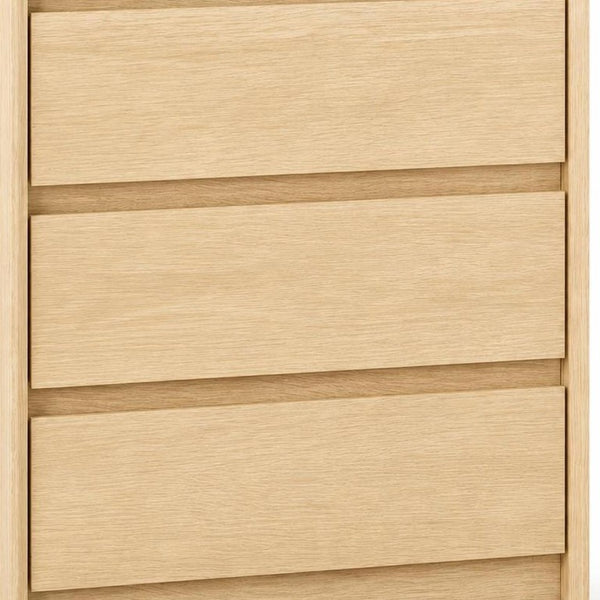 24 Inch Wood Three Drawer Nightstand with Built in Usb Charging Port for Bedroom Storage