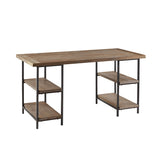 Madison Park Cirque Industrial Desk FPF17-0188 Grey