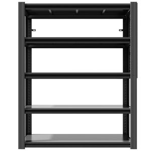 English Elm 78"h Five Shelf Steel Pegboard Storage Unit Heavy Duty Industrial Rack for Garage T2398P463322