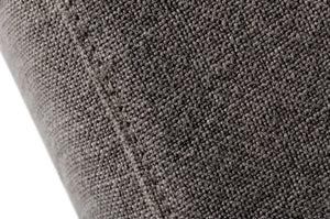 VIG Furniture Corina Grey Linen Loveseat With Ash Wood Legs, 5 Pillows, Foam/Fiber/Duck Feather Comfort — Durable Style VGUIMY694-L