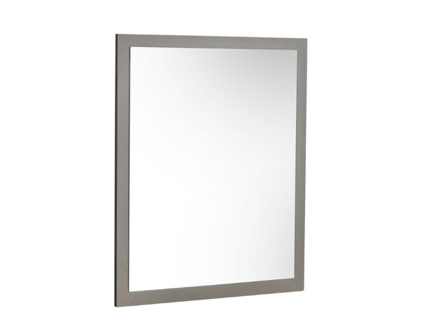 VIG Furniture Lucia Italian-Made Elm & Matte Grey Framed Mirror, Vertical 33.4"W X 39.3"H, Sleek Modern Dressing Focal VGACLUCIA-MIR-GRY