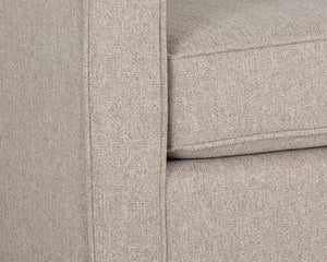 Sunpan Adrian Sofa - Sustainable Comfort with Liv Wicker Fabric, Durable Design for Modern Living Spaces