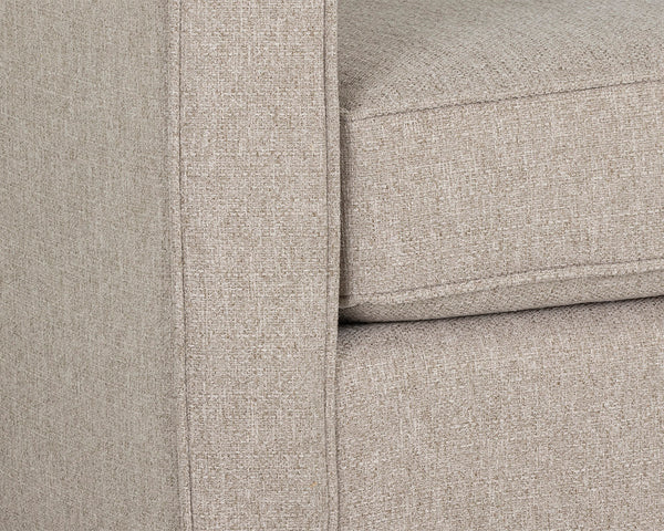 Sunpan Adrian Sofa - Sustainable Comfort with Liv Wicker Fabric, Durable Design for Modern Living Spaces