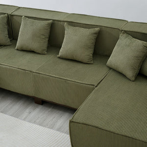 English Elm Swivel Barrel Accent Chair Chenille Tufted Round Club Seat for Living Room Lounge Green N719S002221F