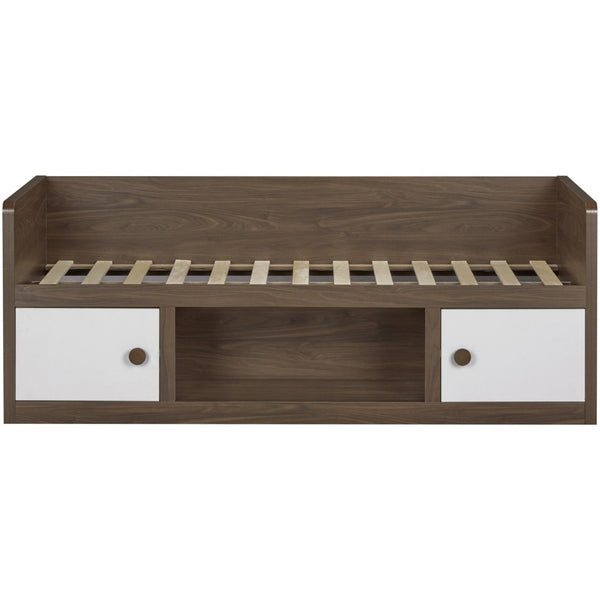English Elm Sierra Ridge Twin Daybed with Drawer Storage Walnut Finish Farmhouse Two-tone Design B2733S00005