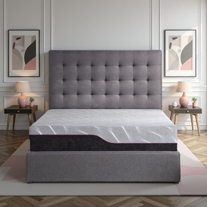 English Elm Renew Queen Mattress Copper Infused Gel Foam Bamboo Charcoal Cover Medium Firm B210P286849