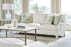 Lexington Tommy Bahama Home Flagler Coastal Elegance Cocktail Table With Beveled Santa Cruz Marble Top And Aged Pewter Base Caribbean Sands  570-943