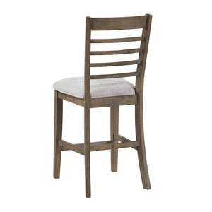 English Elm Stylish 6-Piece Counter Height Dining Set With Bench & Chairs - Light Brown Oak Finish For Comfort! B011P372219-GIGA