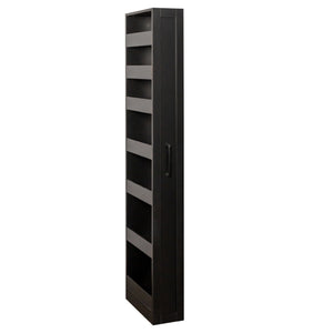 English Elm 7 Slim 7-Tier Pull-Out Storage Organizer for Narrow Spaces — 7.87" Wide Space-Saving Shelf Unit W331P366090