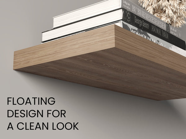 English Elm Ecco Modern Floating Shelves Set Of 2 – Stylish Space-Saving Wall Decor For Home & Office Use B070P238862