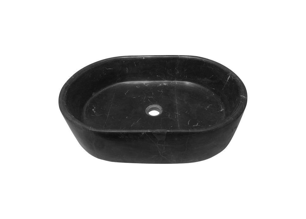 English Elm Luxury Solid Marble Vessel Sink Wavy Organic Stone Basin Matte Honed Vanity Bowl W1696P408022