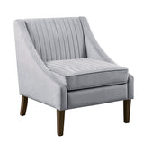 Madison Park Florian Transitional Upholstered Accent Chair MP100-1202 Light Gray