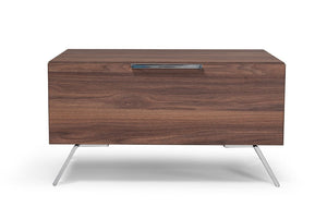 VIG Furniture Nova Domus Brooklyn - Italian Modern Walnut Bed + Nightstands Set VGACBROOKLYN-BED-NS