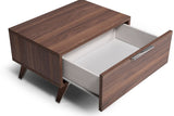 VIG Furniture Nova Domus Brooklyn - Italian Modern Walnut Bed + Nightstands Set VGACBROOKLYN-BED-NS