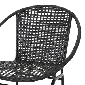 English Elm Java Outdoor Lounge Chair Resort Style Patio Accent Seat for Deck and Garden 66628.00BLK