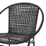 Christopher Knight Home® - Noble House - Java Outdoor Modern Faux Rattan Club Chair - Set Of 2