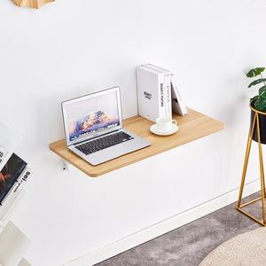 English Elm Laundry Wall Mounted Folding Table – Space-Saving Design, Perfect For Home Office, Kitchen & More! W3226P278937