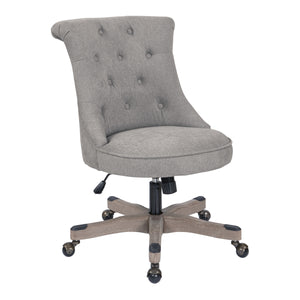 OSP Home Furnishings Hannah Tufted Office Chair Fog