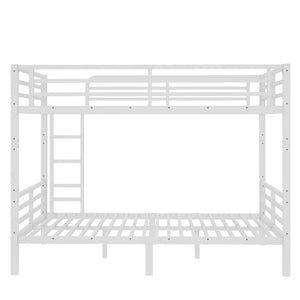 English Elm Metal Full Xl Bunk Bed For Teens & Adults - Space-Saving, Durable Steel Frame, No Box Spring Needed! W1580S00125