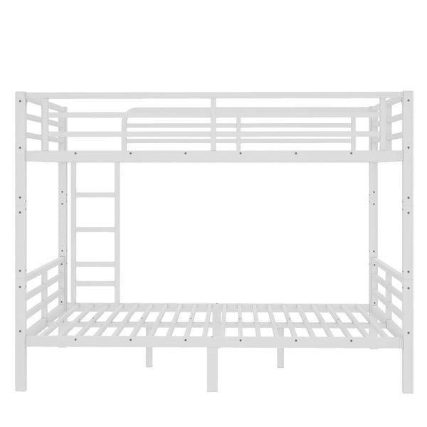 English Elm Metal Full Xl Bunk Bed For Teens & Adults - Space-Saving, Durable Steel Frame, No Box Spring Needed! W1580S00125