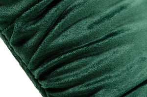 VIG Furniture Katrina Emerald Velvet Dining Bench With Black Metal Legs — Bucket Seat, Felt Pads, No Assembly VGEUMC-9389SF-2-BENCH