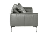 VIG Furniture Divani Casa Jacoba - Modern Dark Grey Leather Sofa VGKKKF2620-DKGRY-S-3