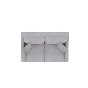 English Elm Wallace & Bay - Gray Loveseat - Cozy River Sand Gray Fabric For Effortless Style And Everyday Comfort In Any Space B361P384436-GIGA