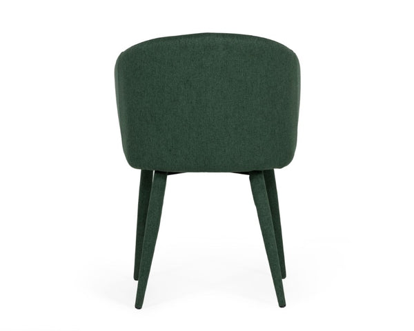 VIG Furniture Keller Modern Green Linen-Look Wingback Dining Chairs Set Of 2 — Upholstered, Padded, Floor-Safe VGSWSFC459-GRN-A-DC