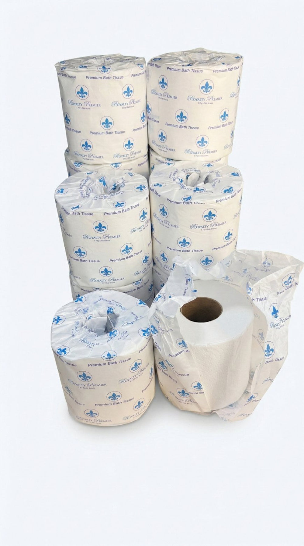 English Elm Royalty Virgin Fiber 2-ply Bath Tissue Bulk 96 Rolls Soft Strong 500 Sheets B2762P476995