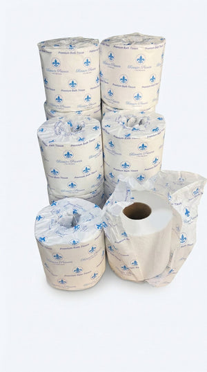 English Elm Royalty Virgin Fiber 2-ply Bath Tissue Bulk 96 Rolls Soft Strong 500 Sheets B2762P476995