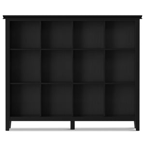 English Elm Artisan 12 Cube Storage Unit - Handcrafted Black Organizer For Home Décor & Versatile Functionality B136P238621