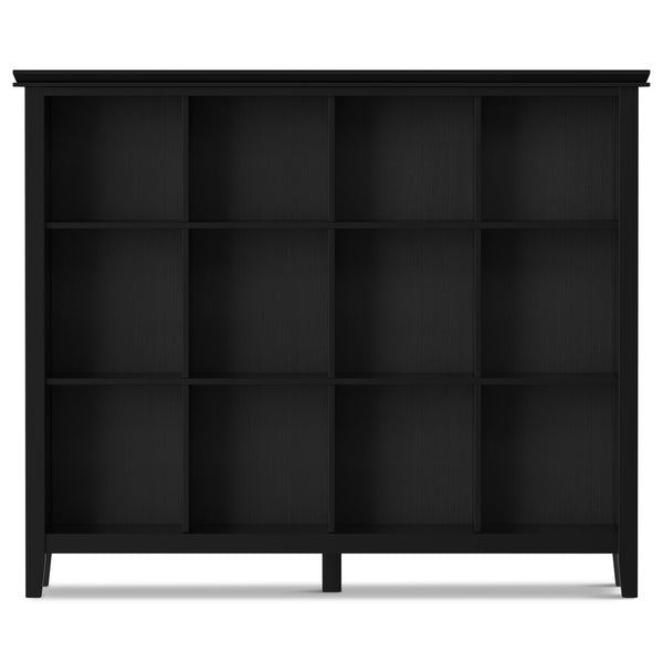 English Elm Artisan 12 Cube Storage Unit - Handcrafted Black Organizer For Home Décor & Versatile Functionality B136P238621