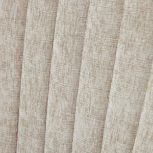 English Elm Rayon High Back Dining Chair Set with Plush Flocking Upholstery, Golden Stainless Legs, Comfort-Focused Design Beige W1143P293313