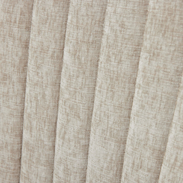 English Elm Rayon High Back Dining Chair Set with Plush Flocking Upholstery, Golden Stainless Legs, Comfort-Focused Design Beige W1143P293313