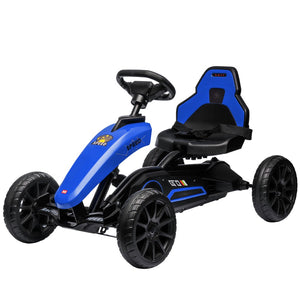 English Elm Aosom Kids Pedal Go Kart Sporty Ride on with Adjustable Seat and Eva Wheels W2225P229169