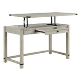 OSP Home Furnishings Baton Rouge Lift Desk Champagne Oak