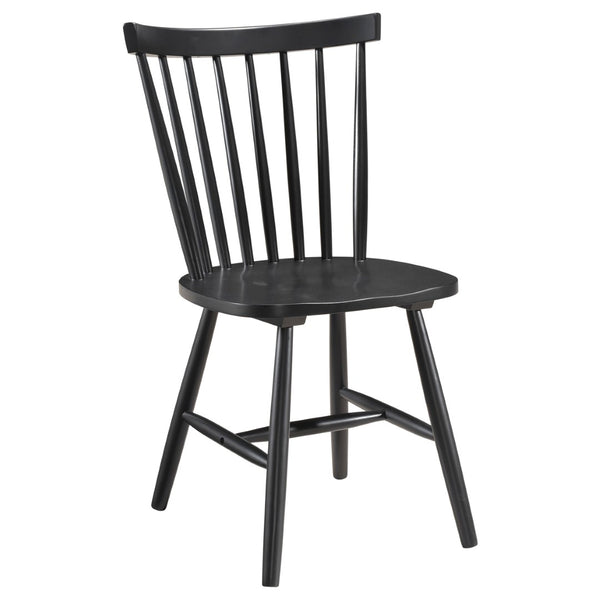 English Elm Keystone Windsor Spindle Back Rubberwood Dining Set Seats Four Cottage Farmhouse B062S01560