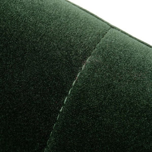 VIG Furniture Danube Velvet Upholstered Mid-Century Chair With Curved Channel Stitching And Ready-To-Use Comfort Green Dining Chair VGEUMC-9704CH-A-GRN