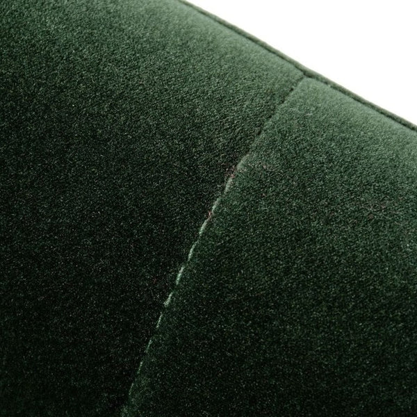 VIG Furniture Danube Velvet Upholstered Mid-Century Chair With Curved Channel Stitching And Ready-To-Use Comfort Green Dining Chair VGEUMC-9704CH-A-GRN
