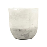 7793 Distressed White Vase