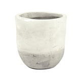 Distressed White Vase (7793L A25A) Zentique