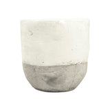 Distressed White Vase (7793XL A25A) Zentique
